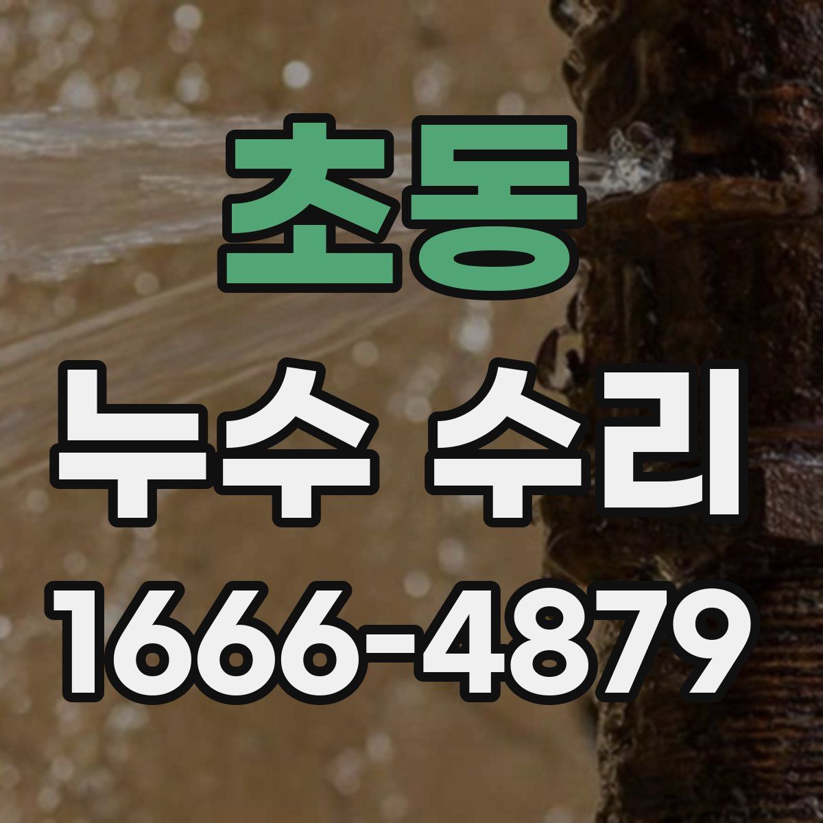 초동 누수 수리