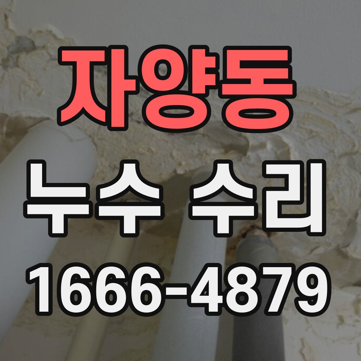 자양동 누수 수리