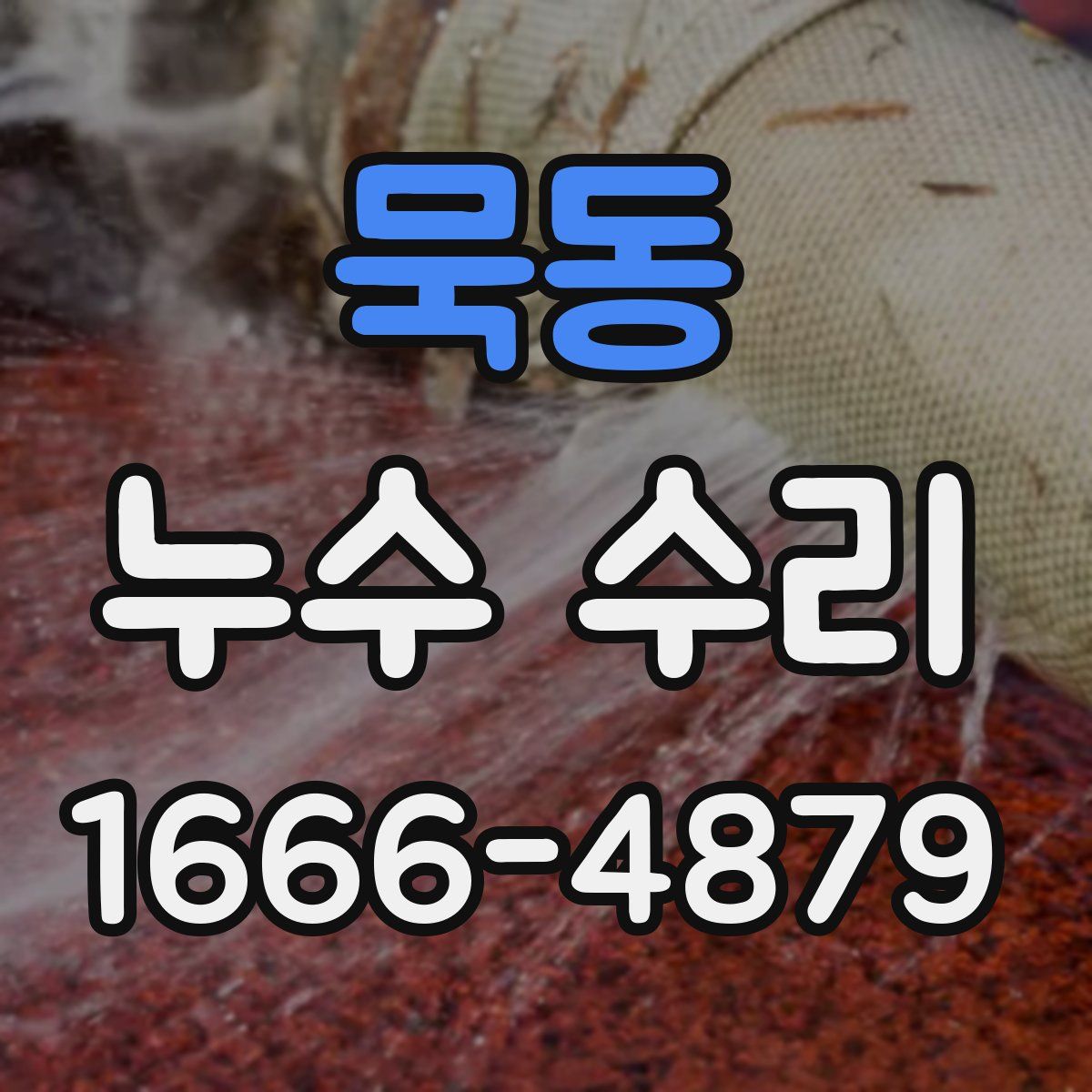 묵동 누수 수리