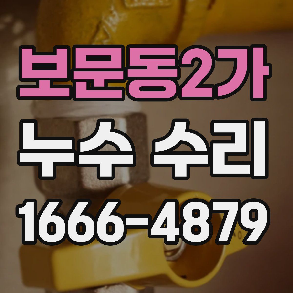 보문동2가 누수 수리