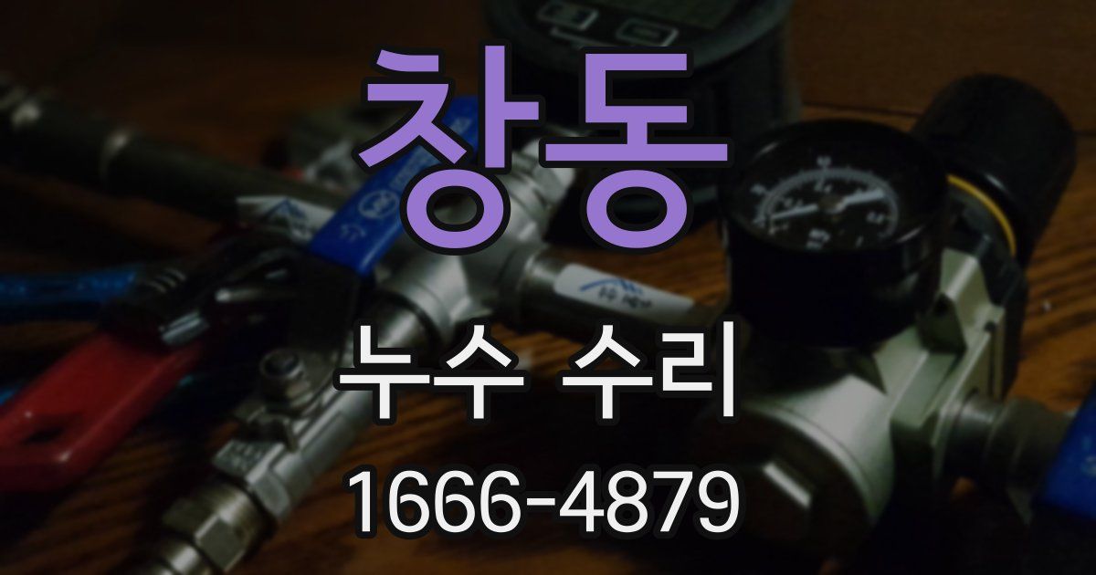 창동 누수 수리