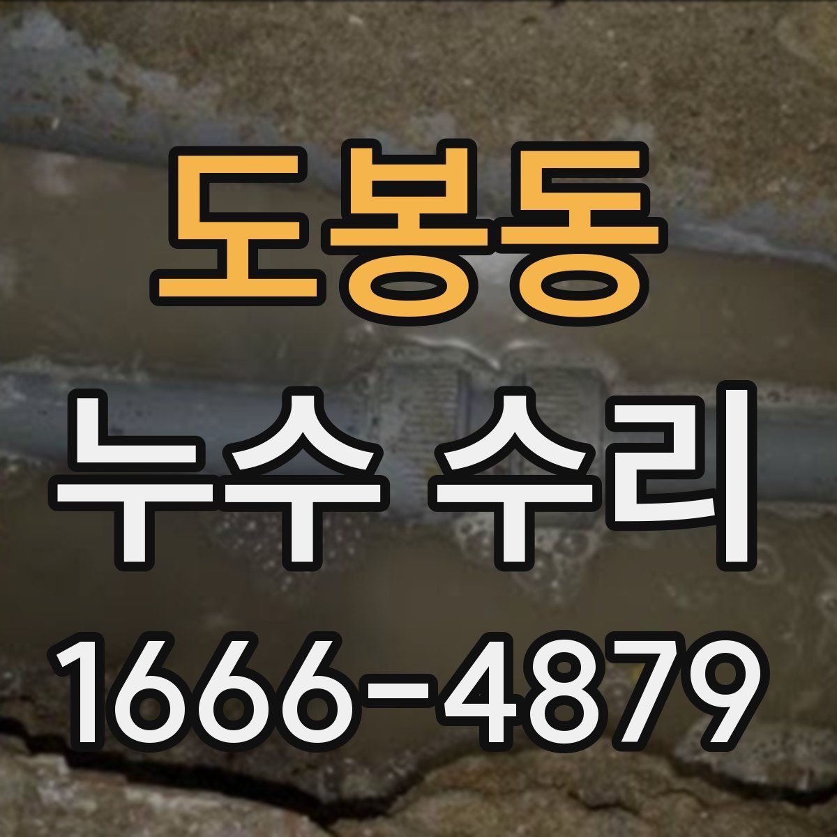 도봉동 누수 수리