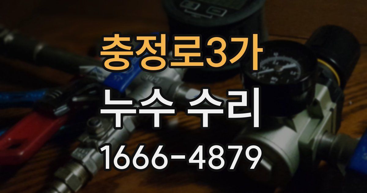 충정로3가 누수 수리