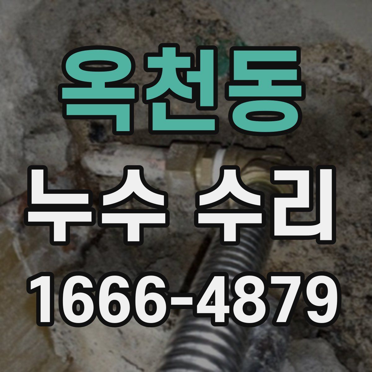 옥천동 누수 수리