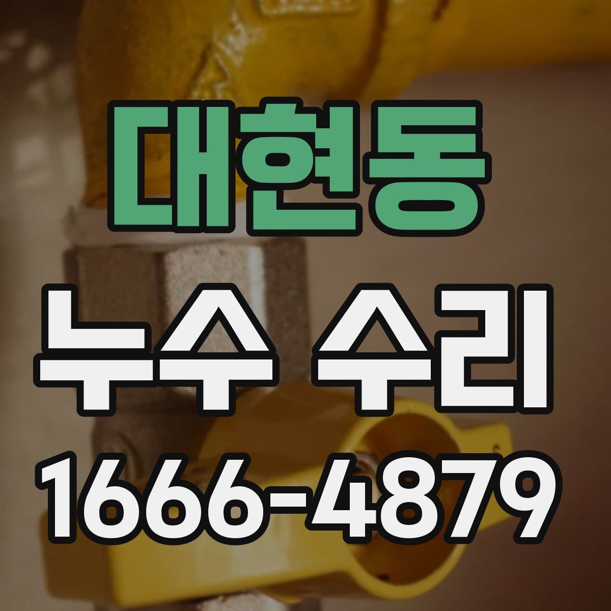 대현동 누수 수리