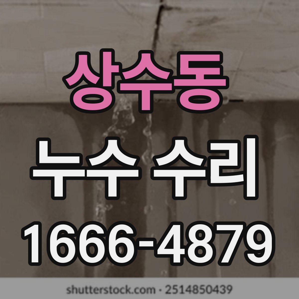 상수동 누수 수리