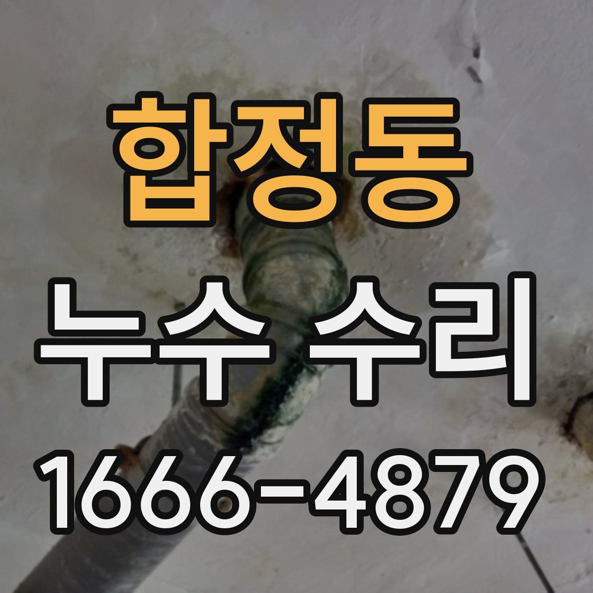 합정동 누수 수리