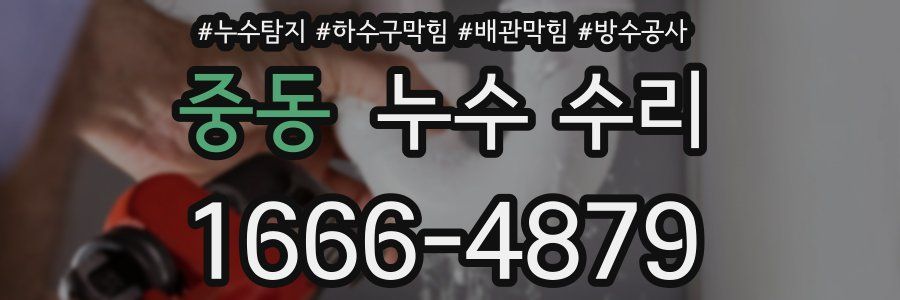 중동 누수 수리