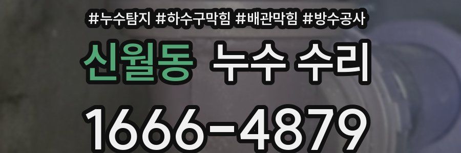 신월동 누수 수리