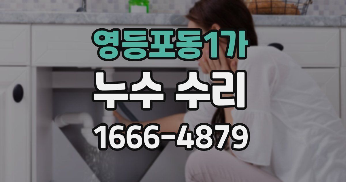 영등포동1가 누수 수리
