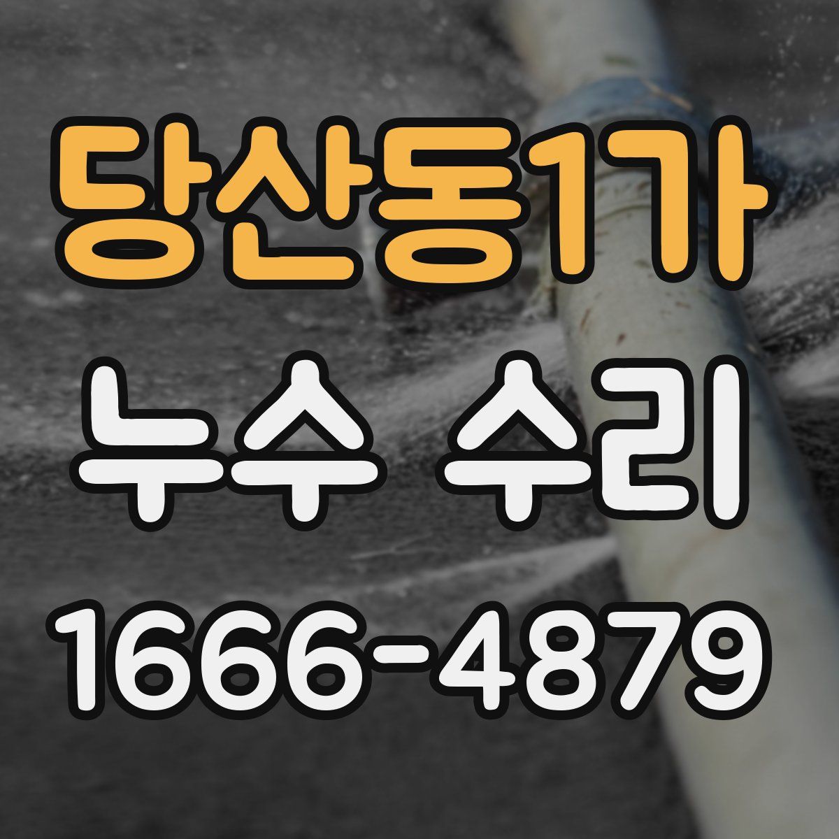 당산동1가 누수 수리