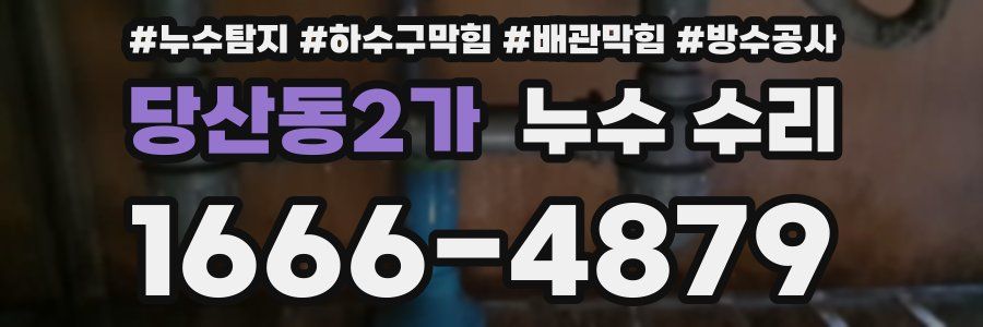 당산동2가 누수 수리