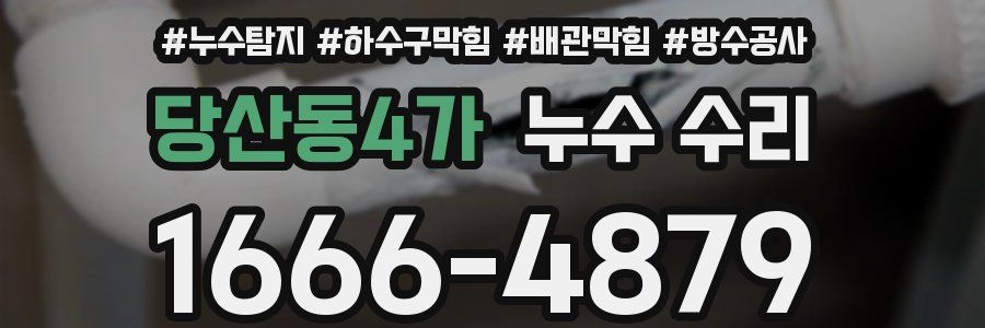 당산동4가 누수 수리