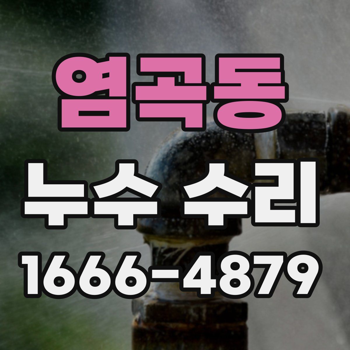 염곡동 누수 수리