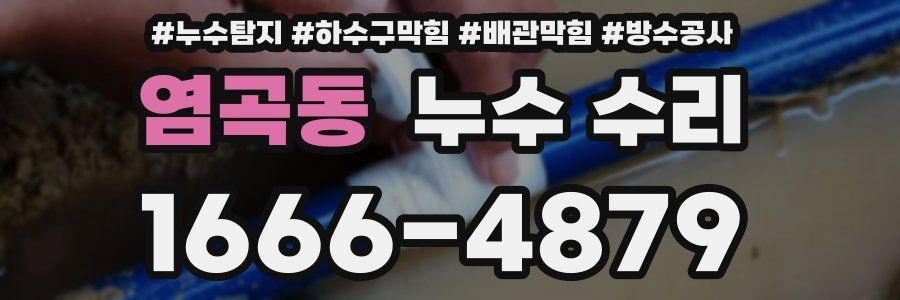 염곡동 누수 수리