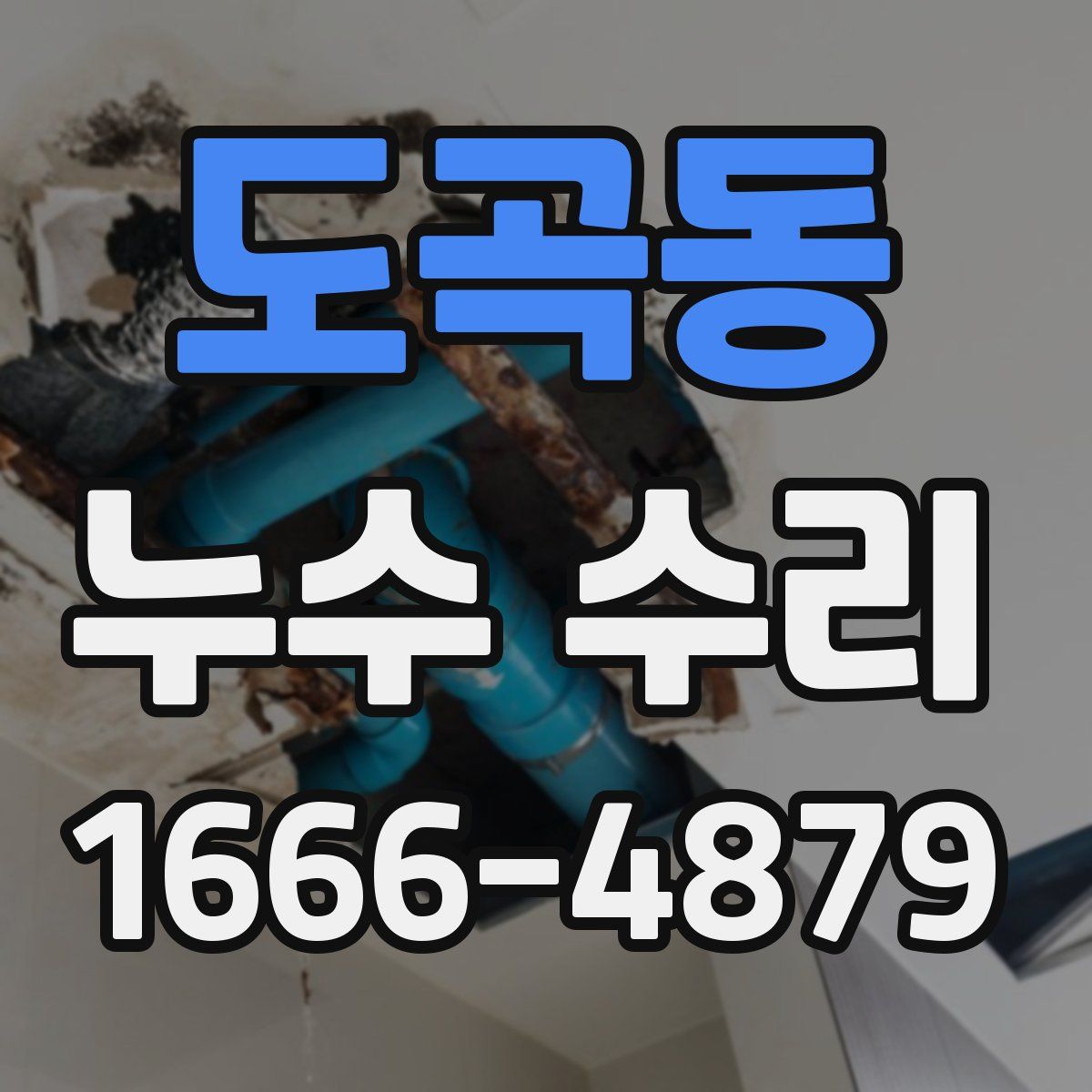 도곡동 누수 수리