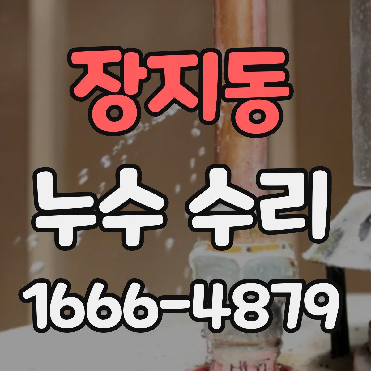장지동 누수 수리