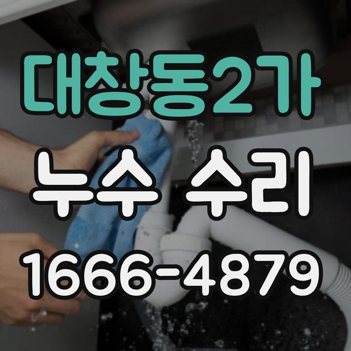 대창동2가 누수 수리