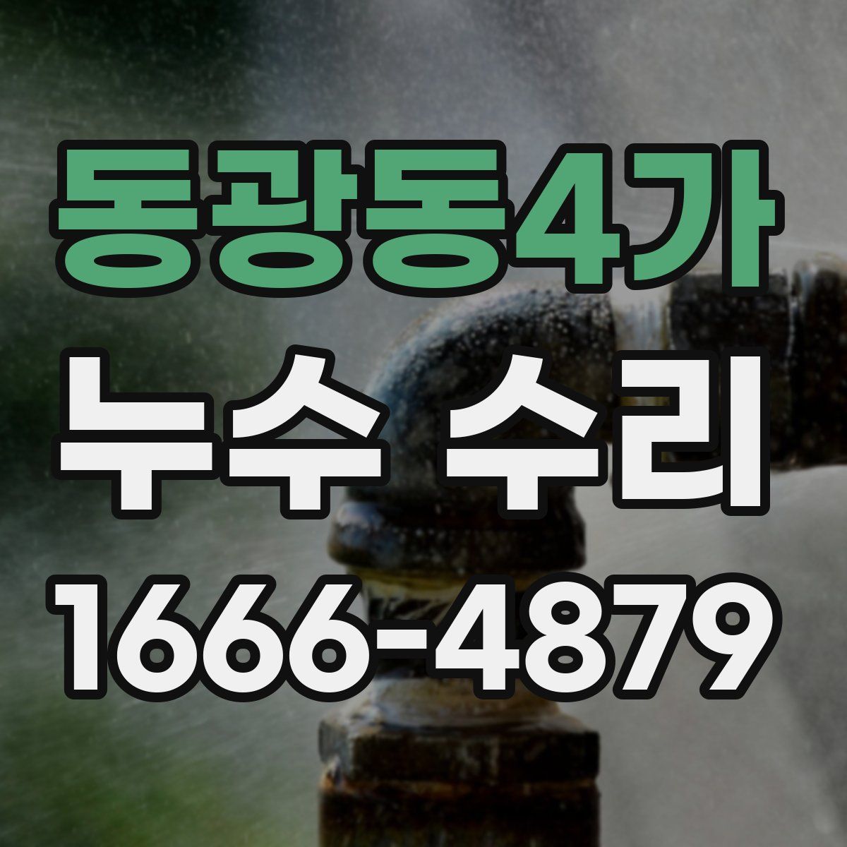 동광동4가 누수 수리