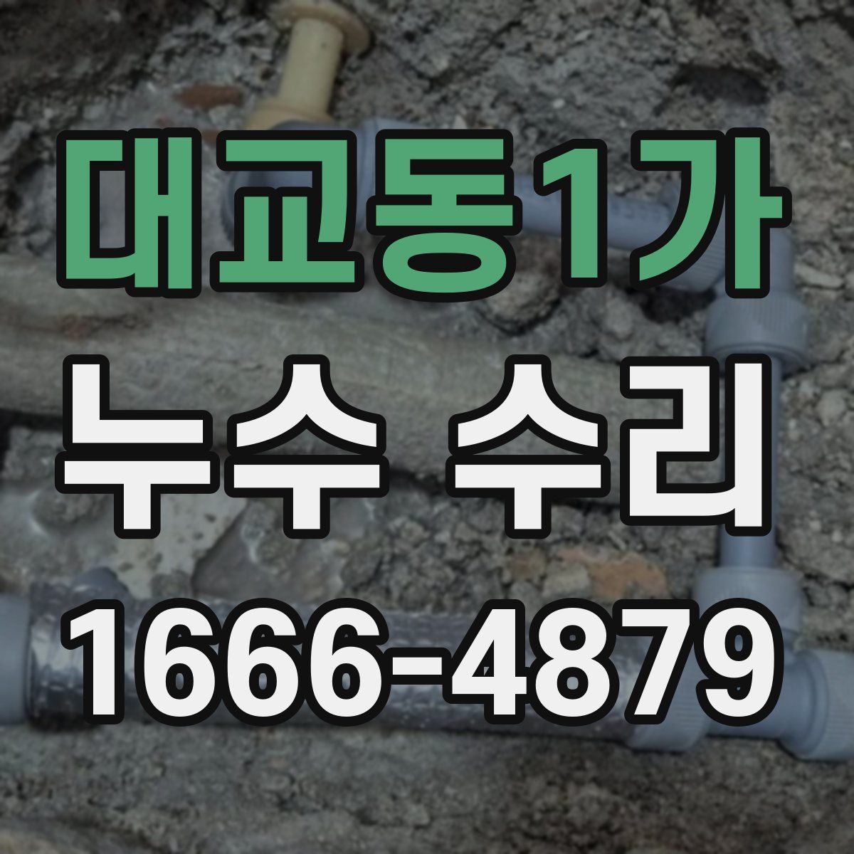대교동1가 누수 수리