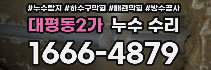 대평동2가 누수 수리