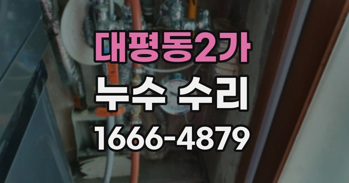 대평동2가 누수 수리