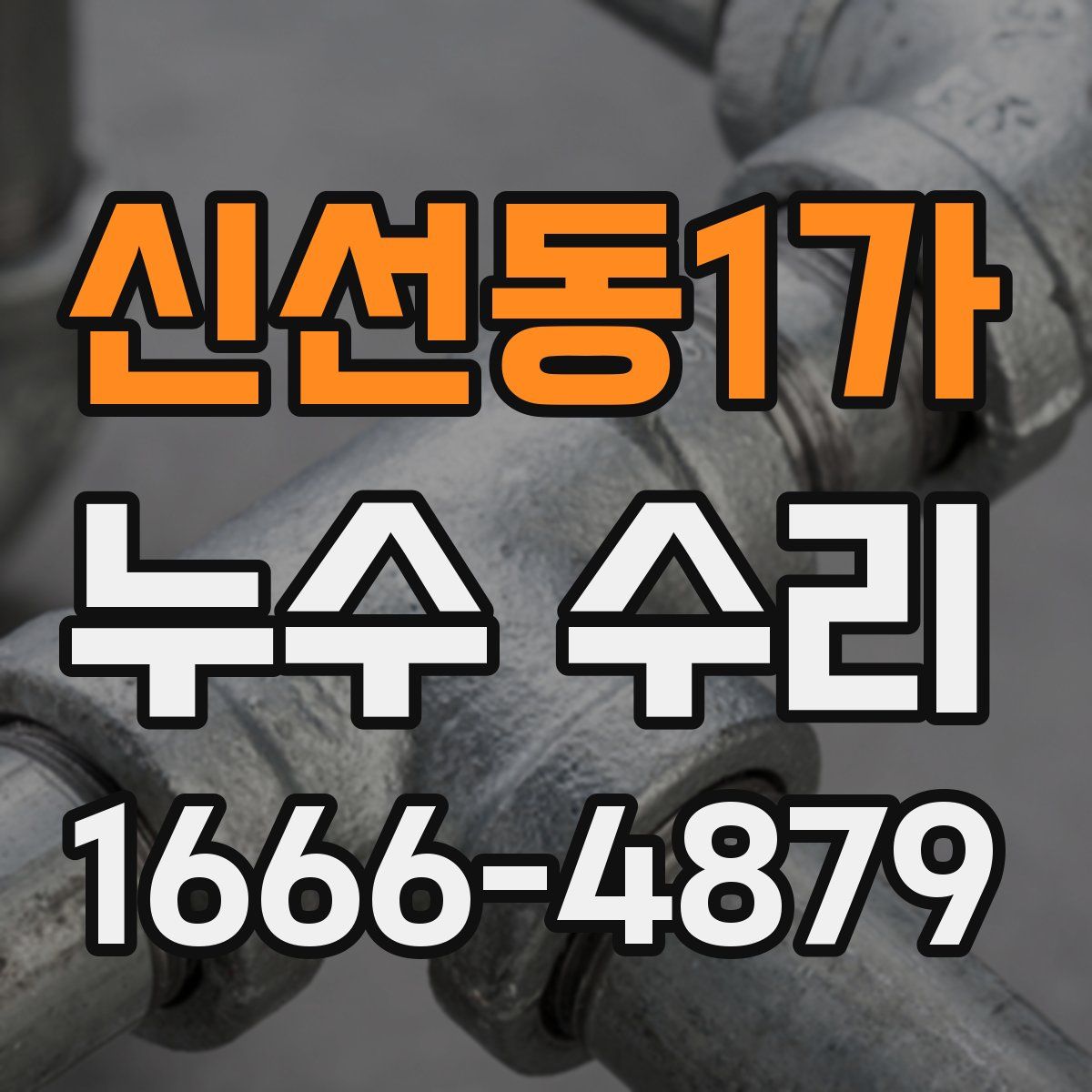신선동1가 누수 수리