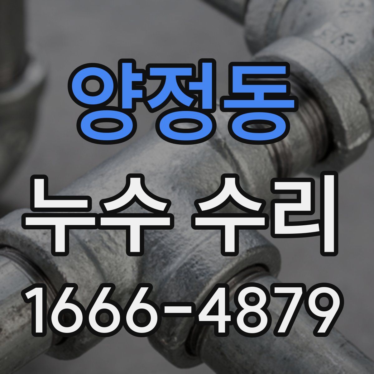 양정동 누수 수리
