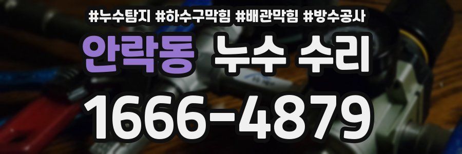 안락동 누수 수리