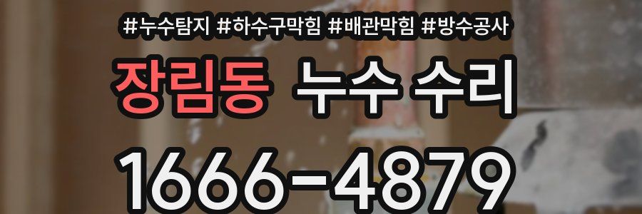 장림동 누수 수리