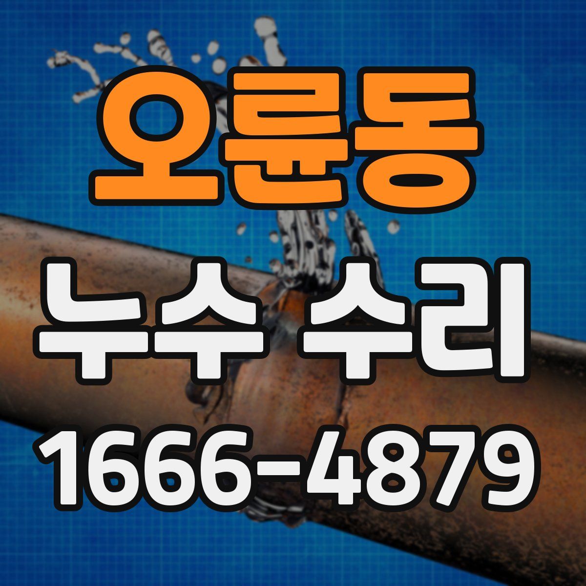 오륜동 누수 수리