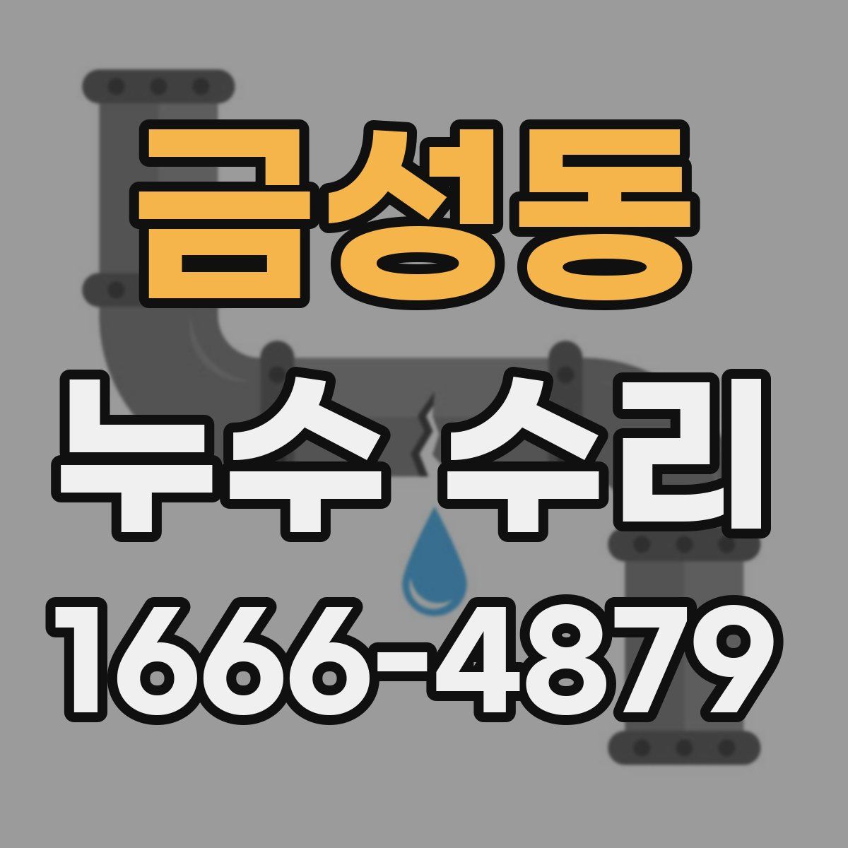 금성동 누수 수리