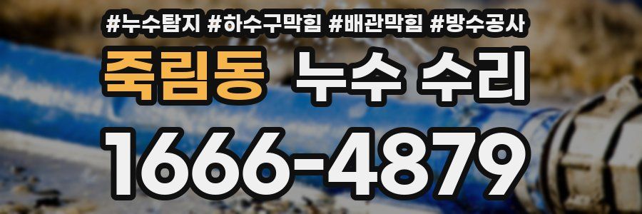 죽림동 누수 수리