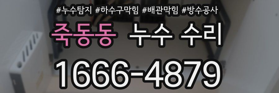 죽동동 누수 수리