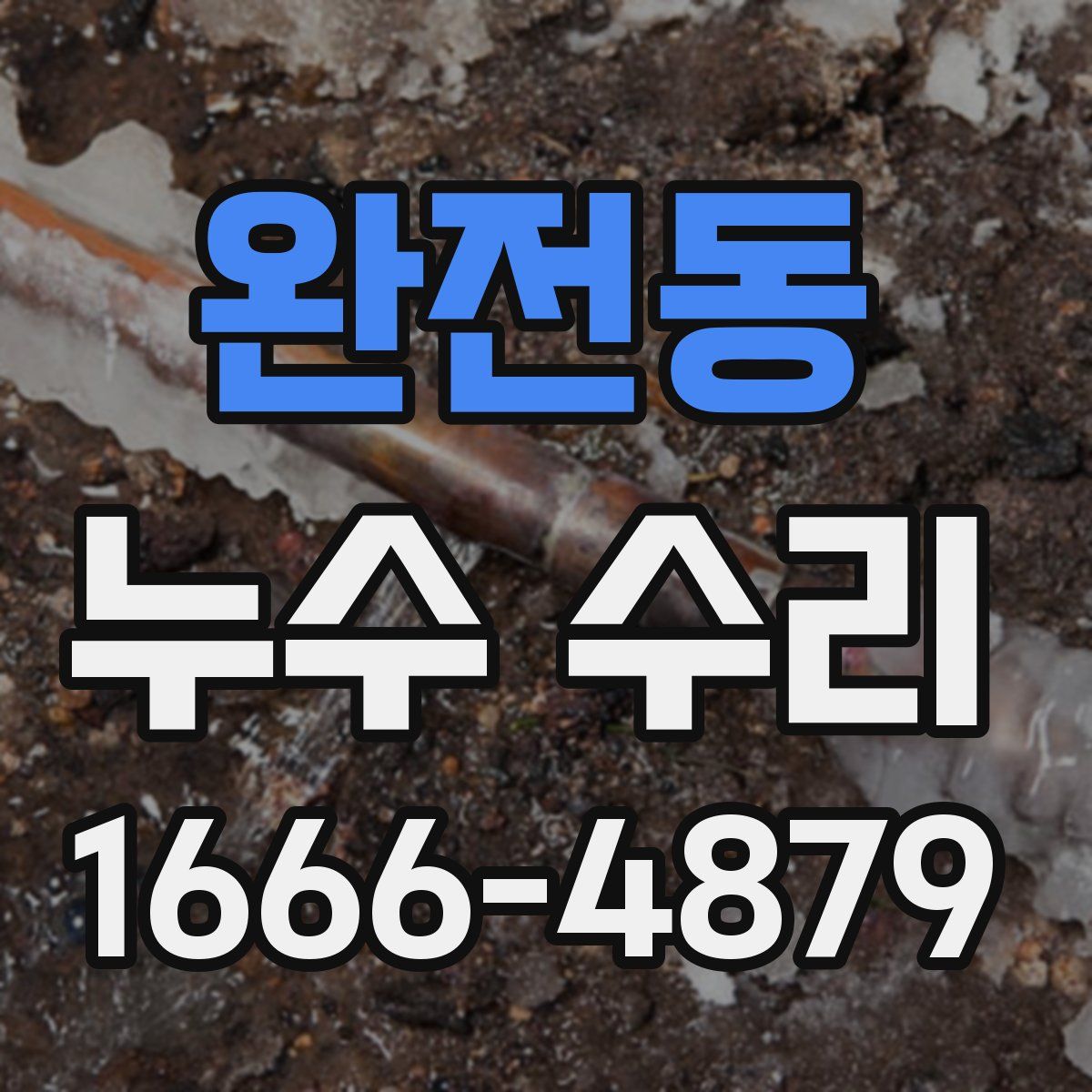 완전동 누수 수리