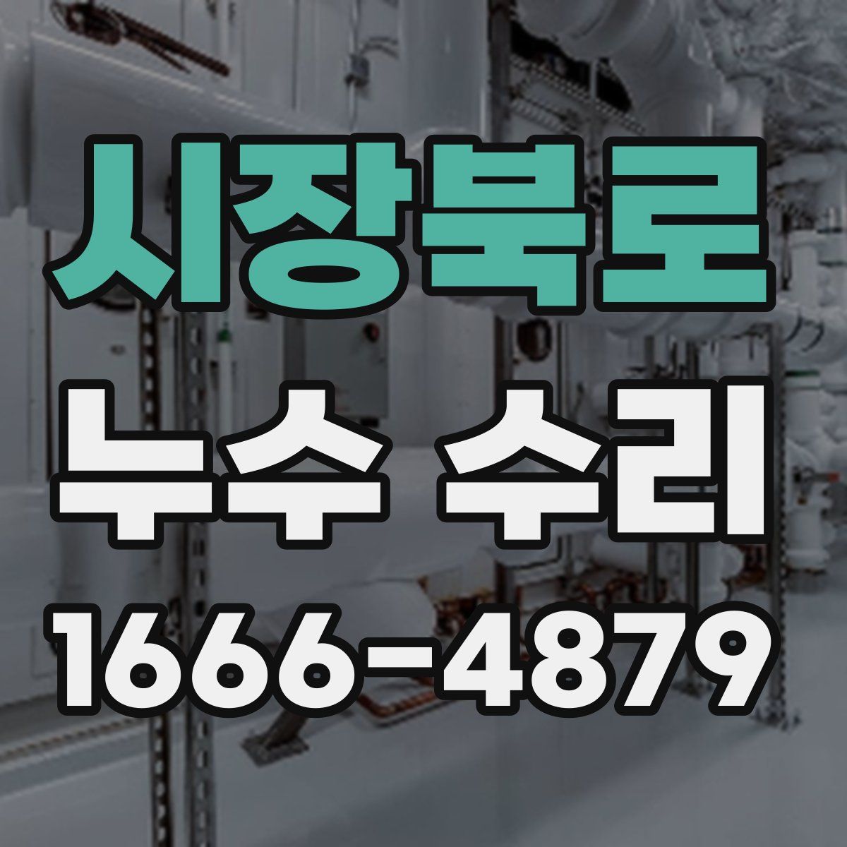 시장북로 누수 수리