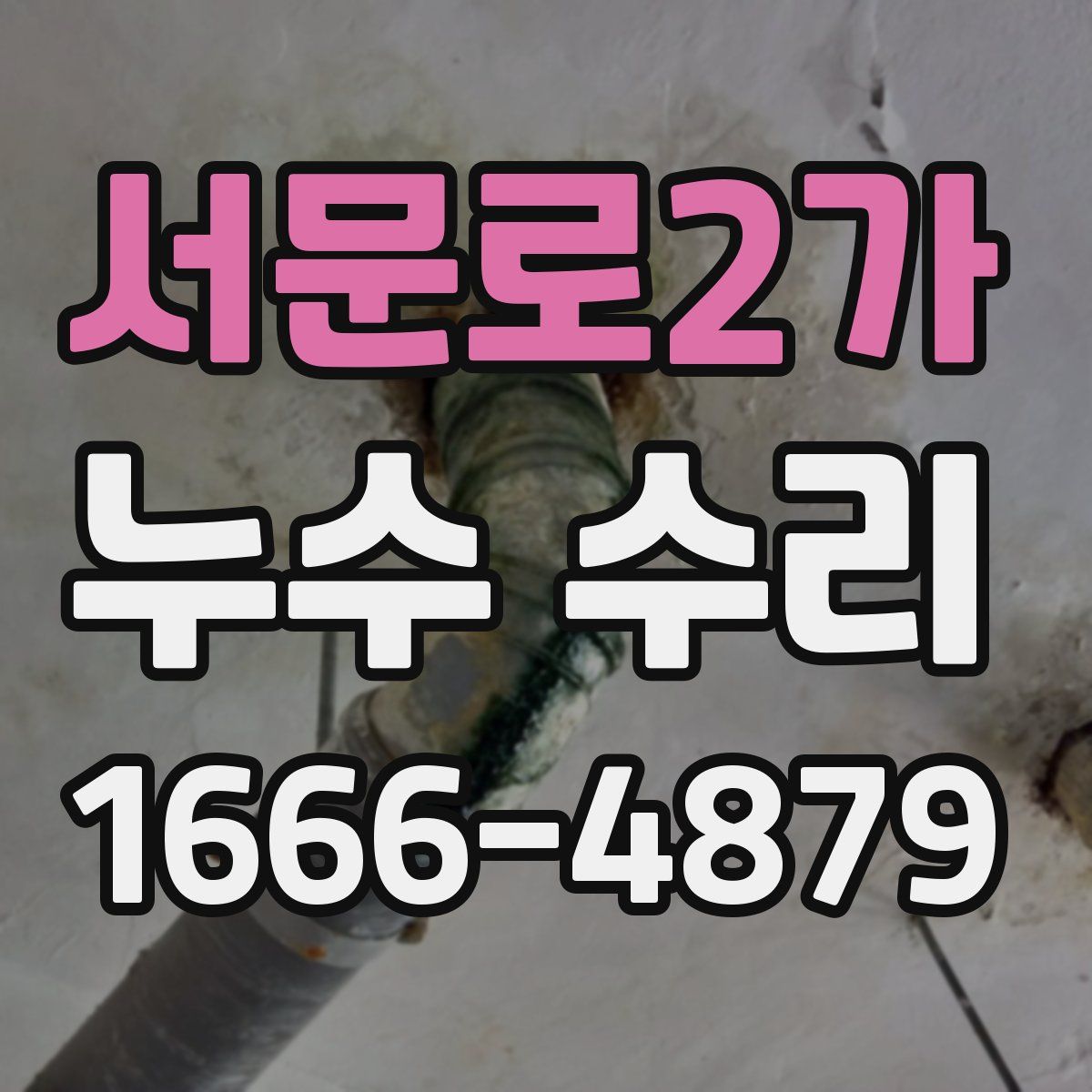 서문로2가 누수 수리