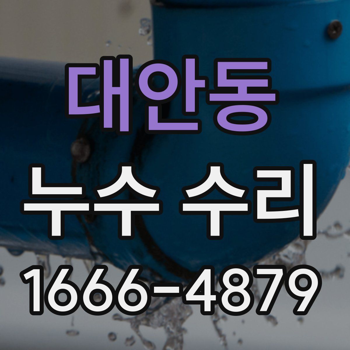 대안동 누수 수리