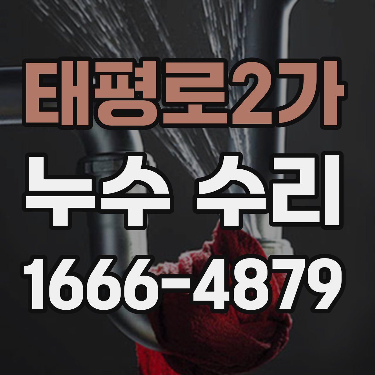 태평로2가 누수 수리