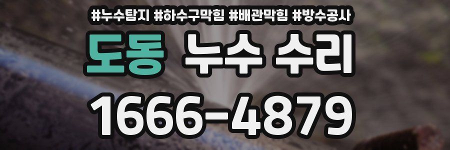 도동 누수 수리