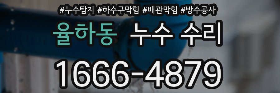 율하동 누수 수리