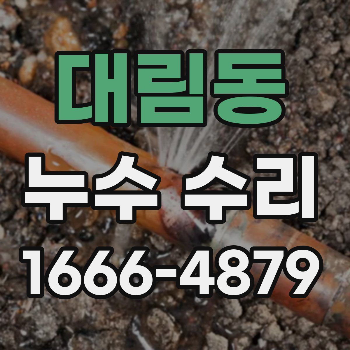 대림동 누수 수리