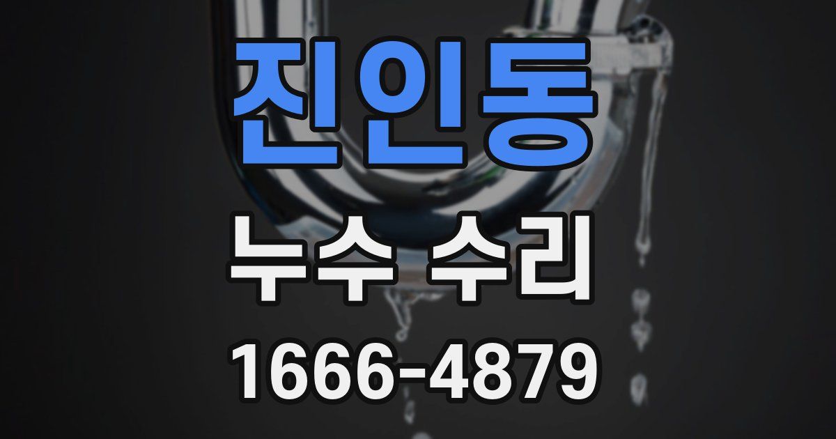 진인동 누수 수리