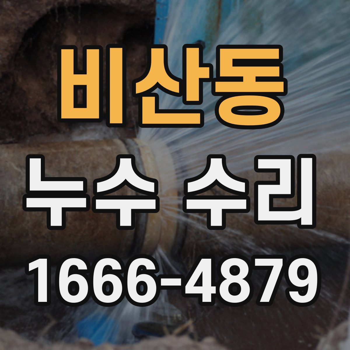 비산동 누수 수리