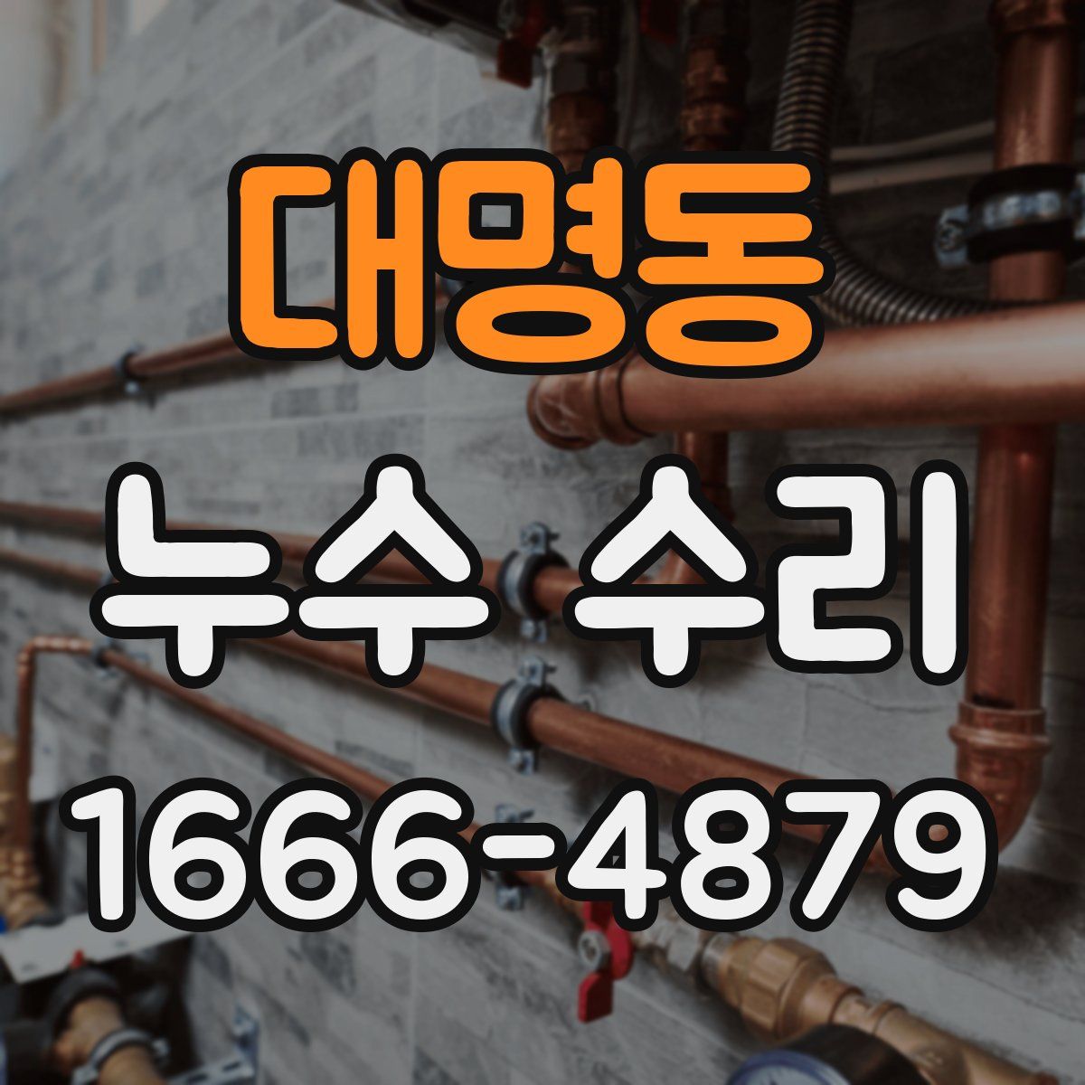 대명동 누수 수리