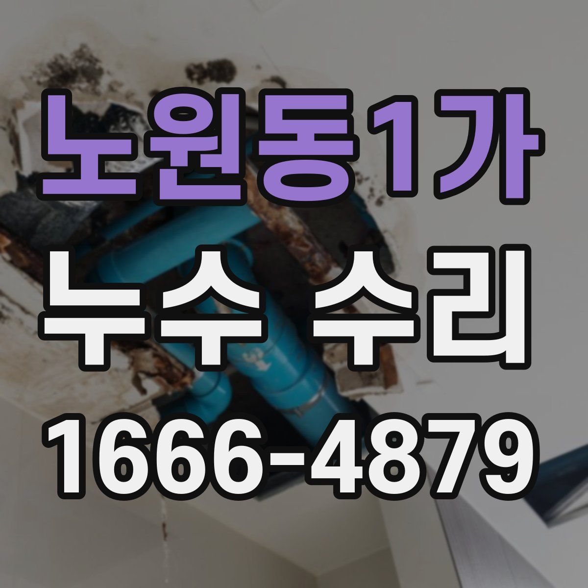노원동1가 누수 수리