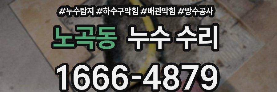 노곡동 누수 수리