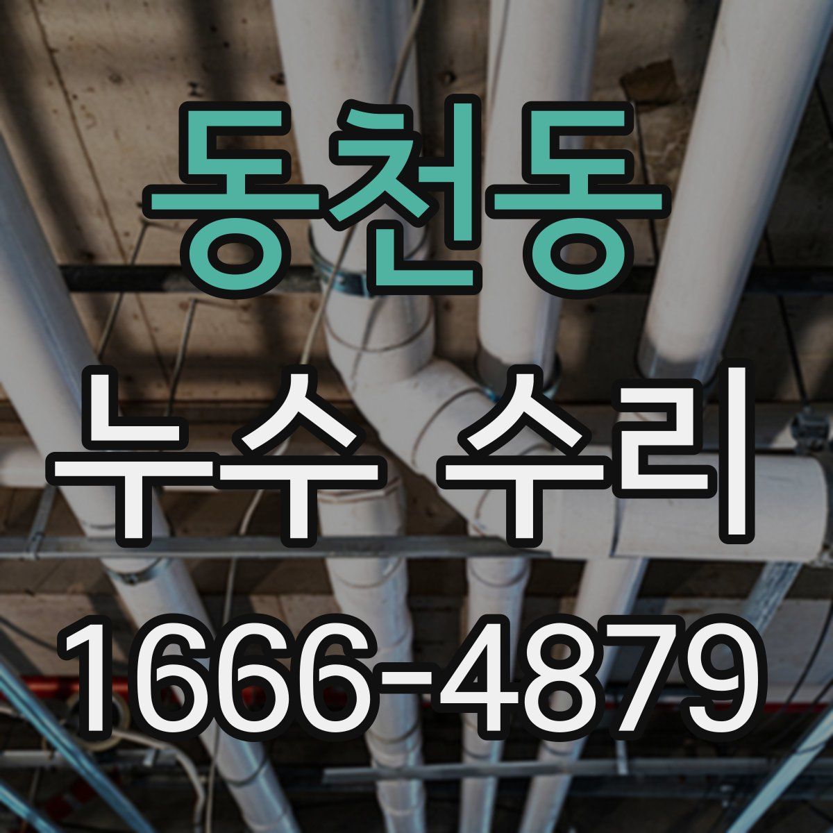 동천동 누수 수리
