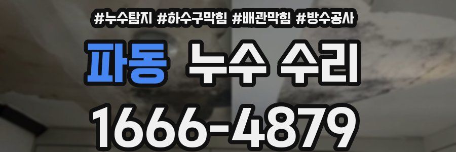 파동 누수 수리