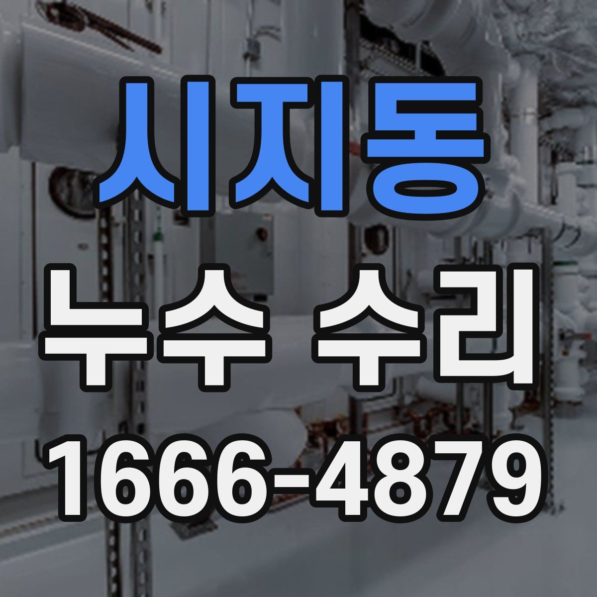 시지동 누수 수리